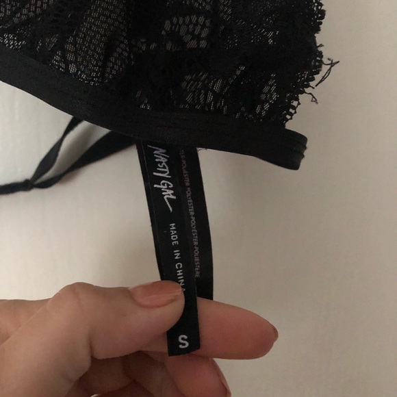 Nastygal black lace bralette - Picture 2 of 2